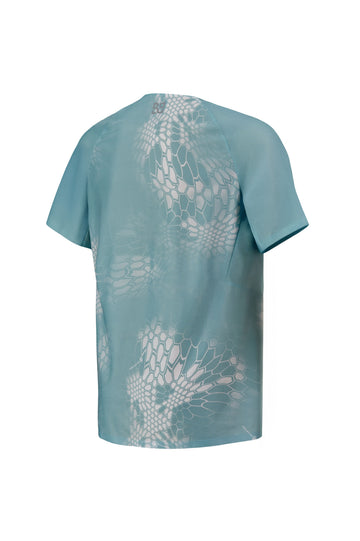 Rekord Short Sleeve Run Tee Modern Blue -  Men's